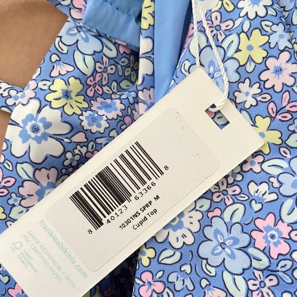 NWT Frankie’s Bikinis Cupid Top - Picture 3 of 3